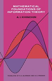 book Mathematical Foundations of Information Theory