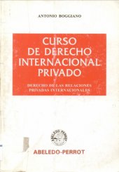 book Curso de Derecho Internacional Privado. Derecho de las Relaciones Privadas Internacionales