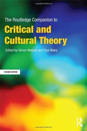 book The Routledge Companion to Critical and Cultural Theory