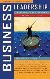 book Business Leadership: A Jossey-Bass Reader