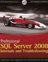 book Professional SQL Server 2008 Internals and Troubleshooting