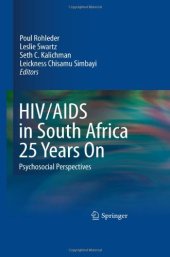 book HIV/AIDS in South Africa 25 Years On: Psychosocial Perspectives