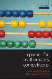 book A Primer for Mathematics Competitions