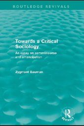 book Towards a critical sociology: an essay on commonsense and emancipation