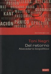 book Del retorno : abecedario biopolítico