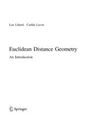 book Euclidean Distance Geometry. An Introduction