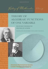 book Theory of Algebraic Functions of One Variable