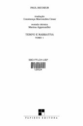 book Tempo e Narrativa