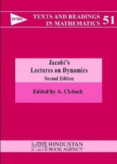 book Jacobi’s Lectures on Dynamics