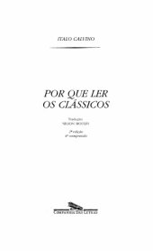 book Por que ler os Clássicos