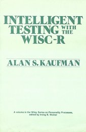 book Intelligent Testing with the WISC-R