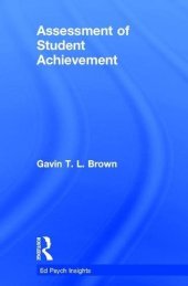 book Assessment of Student Achievement