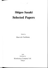 book Shigeo Sasaki Selected Papers