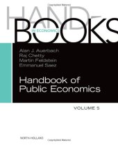 book Handbook of Public Economics, Volume 5