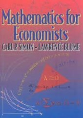book Mathematics for economists