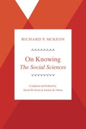 book On Knowing--The Social Sciences