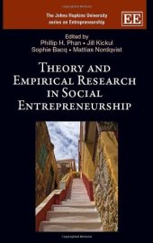 book Theory and Empirical Research in Social Entrepreneurship