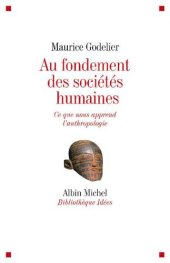 book Au fondement des sociétés humaines