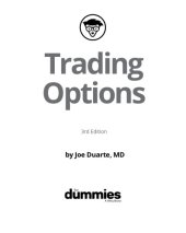 book Trading Options for Dummies