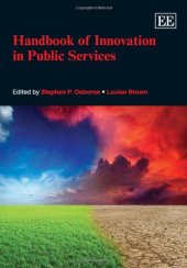 book Handbook of Innovation in Public Services