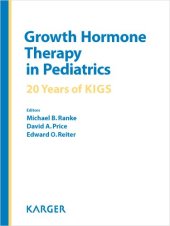 book Growth Hormone Therapy in Pediatrics - 20 Years of KIGS