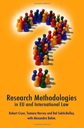 book Research Methodologies in EU and International Law