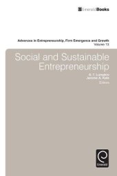 book Social and Sustainable Entrepreneurship