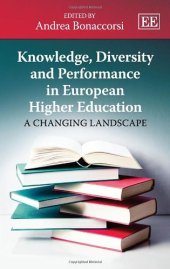 book Knowledge, Diversity and Performance in European Higher Education: A Changing Landscape