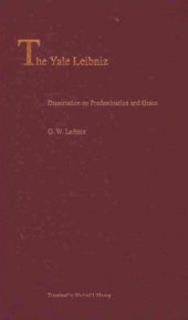 book Dissertation on Predestination and Grace