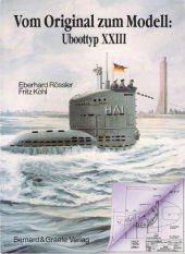 book Vom Original zum Modell  Uboot typ XXIII