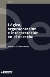 book Lógica, argumentación e interpretación en el derecho