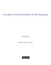 book Principles of Communication: Public Speaking