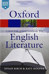 book The Concise Oxford Companion to English Literature