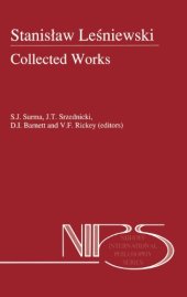 book Stanislaw Lesniewski: Collected Works - Volume I