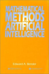 book Mathematical Methods in Artificial Intelligence
