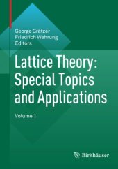 book Lattice theorynvolume 1, Special topics and applications