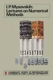 book Lectures on numerical methods