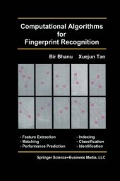 book Computational Algorithms for Fingerprint Recognition