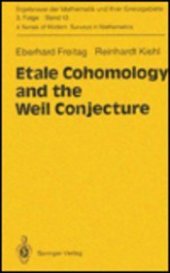 book Etale Cohomology and the Weil Conjecture