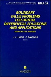 book Boundary value problems for partial differential equations and applications : Dedicated to E. Magenes