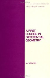 book A First Course in Differential Geometry