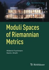 book Moduli Spaces of Riemannian Metrics