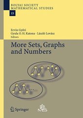 book More Sets, Graphs and Numbers: A Salute to Vera Sòs and András Hajnal