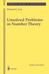 book Unsolved Problems in Number Theory