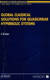 book Global classical solutions for quasilinear hyperbolic systems