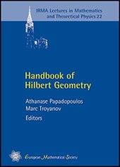 book Handbook of Hilbert Geometry