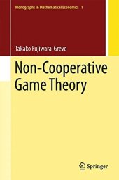 book Non-Cooperative Game Theory