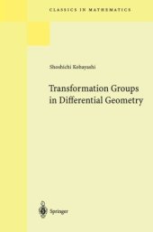 book Transformation Groups in Differential Geometry