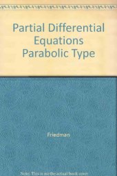 book Partial Differential Equations of Parabolic Type