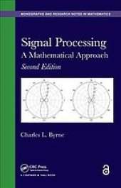 book Signal processing. A mathematical approach